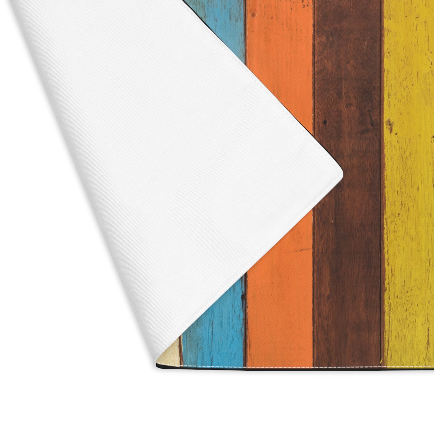 Pin Striped Earth Tones - Placemat, 1pc - by Far Out Prints & Co.