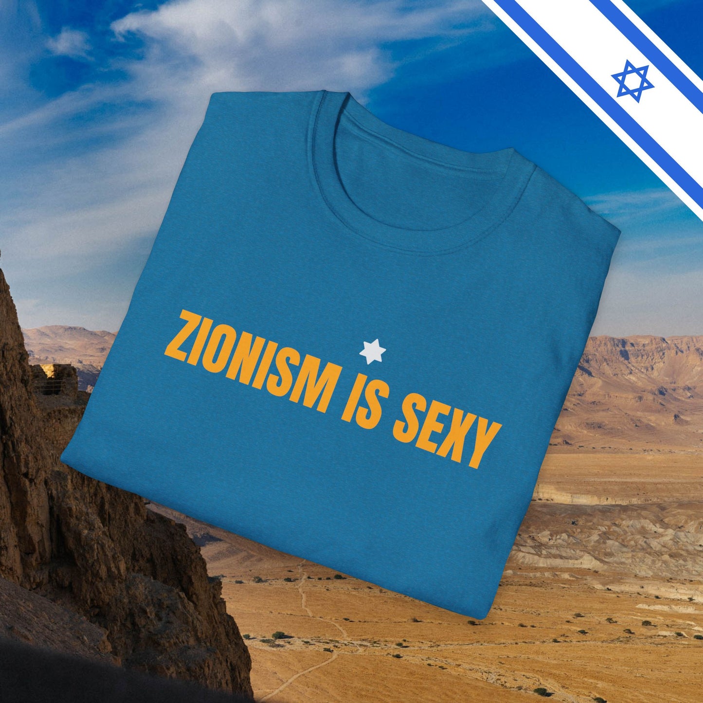 Zionism is Sexy - T-Shirt - Israel Israeli Jewish Judaism Zionist Bring Them Home - by Far Out Prints & Co.