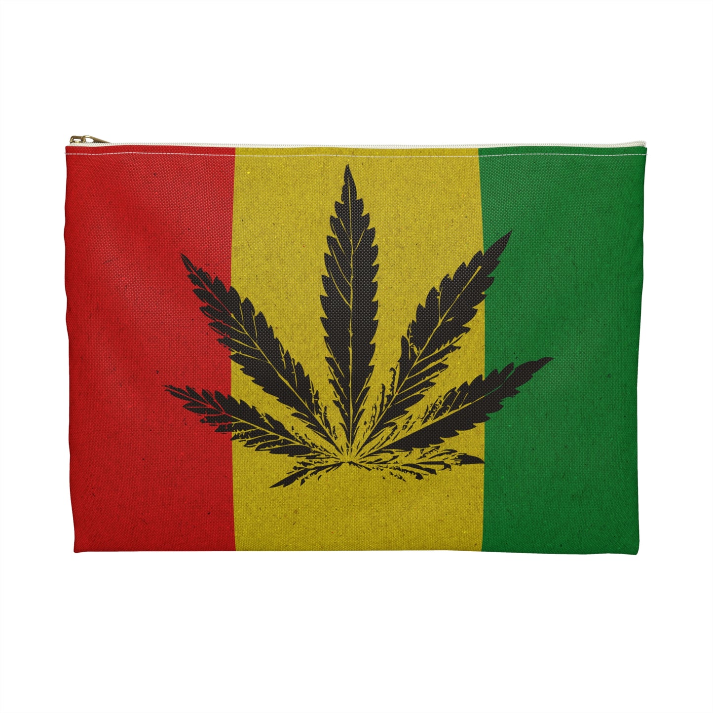 Rastafarian Marijuana - Accessory Pouch - Stoner Cannabis Weed Jewish Israeli Israel - by Far Out Prints & Co.