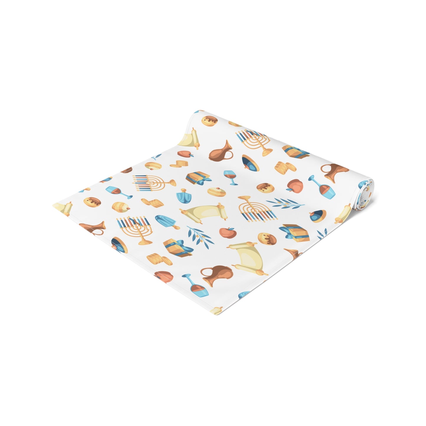 Hannukah Hanuka Hanukkah Chanukah Chanuka Chanukkah Channukah Chanukka 2 | Jewish Holiday Themed | Table Runner