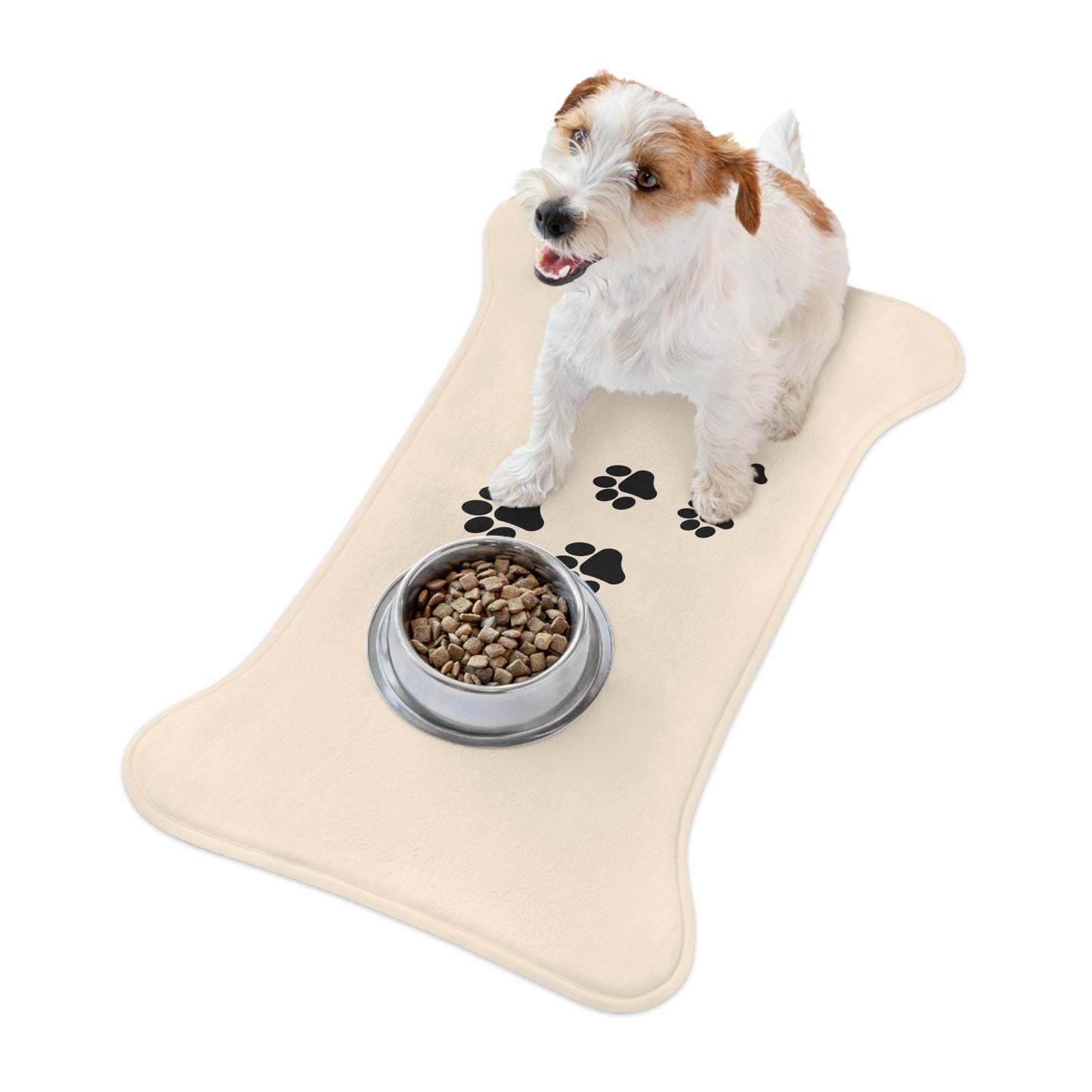 Dogs and Cats Footprints - Pet Feeding Mats - Pets Present Feeding Gift Animal Lovers Gifts Him Her Dog Cat Presents Animals
