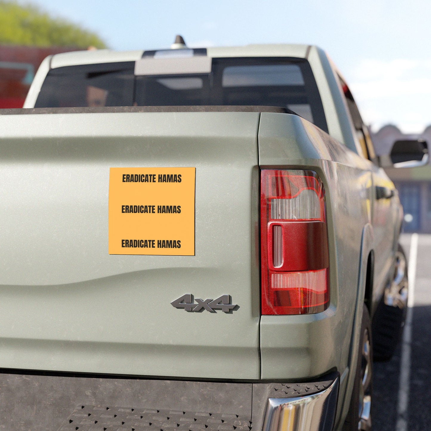 Eradicate Hamas Terror Organisation Car Magnet