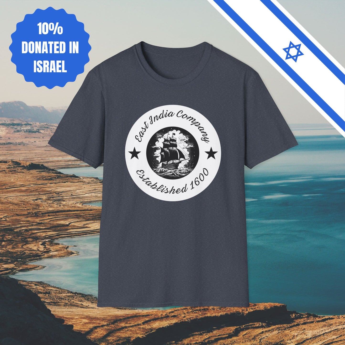 East India Company Established 1600 - Cotton Tee - Tshirts Clothing Old School Style Vintage Gift Present History - by Far Out Prints & Co.