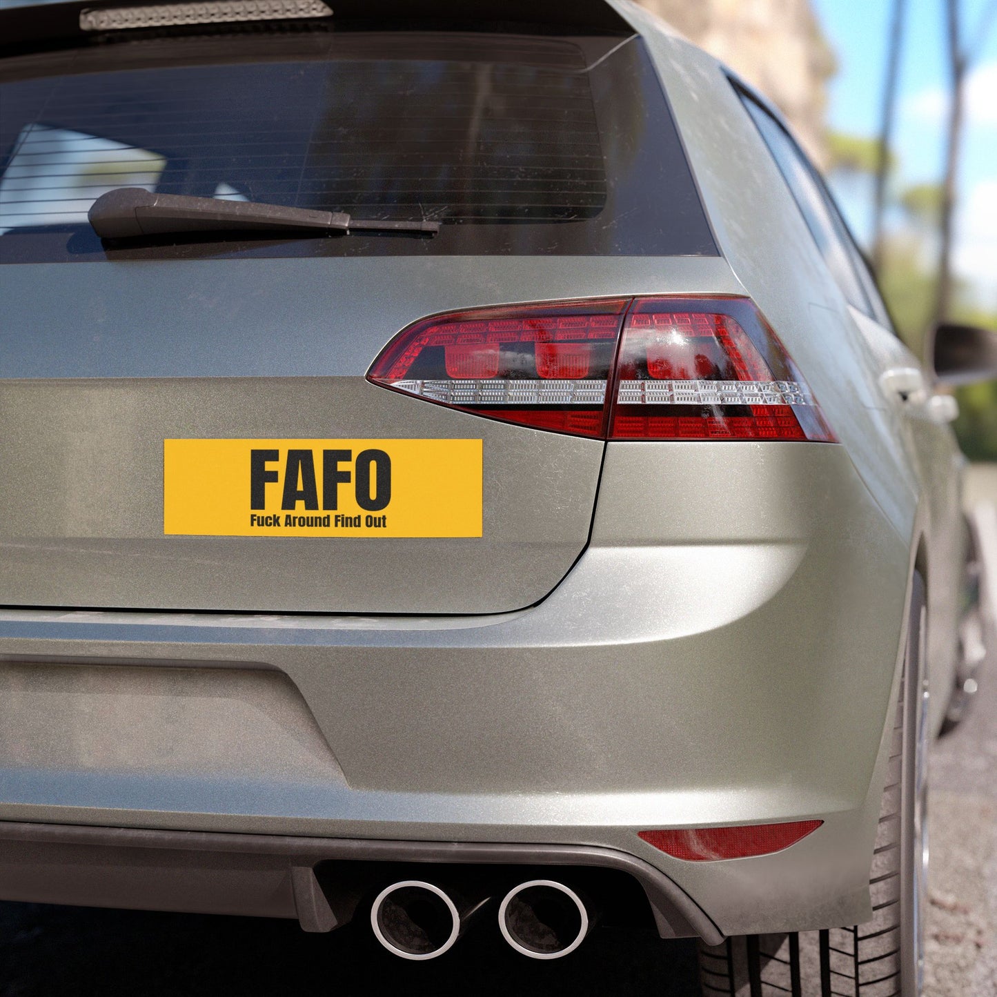 FAFO Fuck Around Find Out Car Magnets Gift Magnet Present for Him or Her for Car Quote Removable Magnet