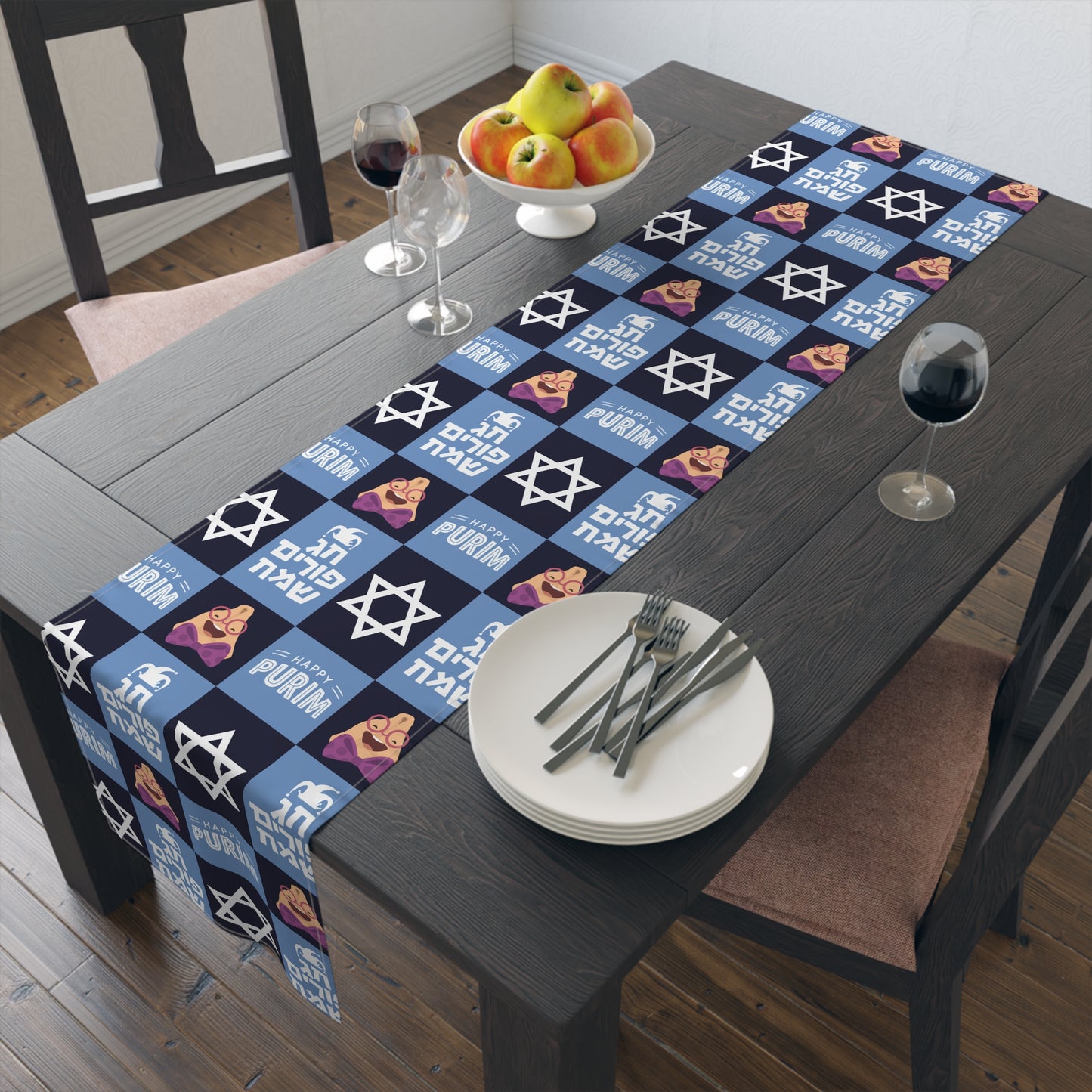 Festive Purim Table Runner
