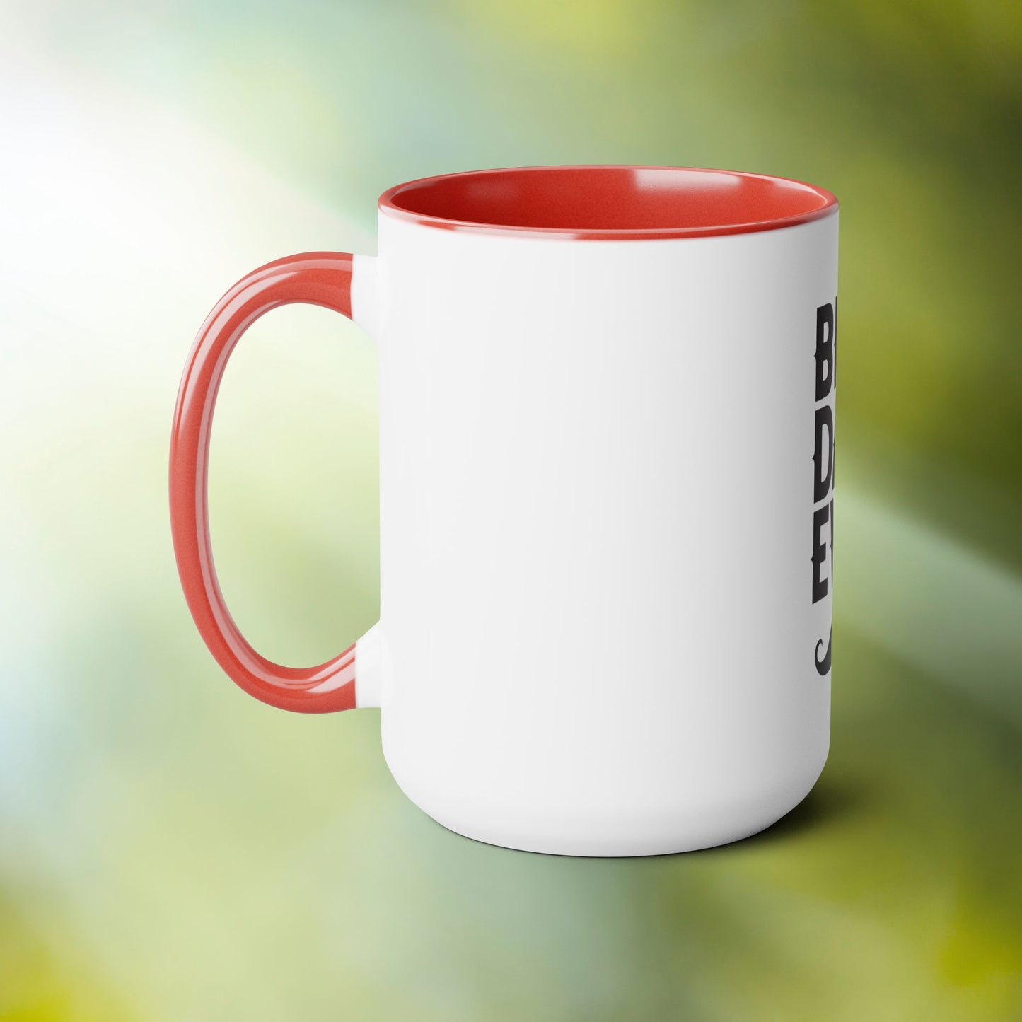 Best Dad Ever - 15oz Two-Tone Coffee Mugs - Funny Creative Mugs Fathers Day Gifts Birthday Husband Gift Him Her - Far Out Prints & Co.