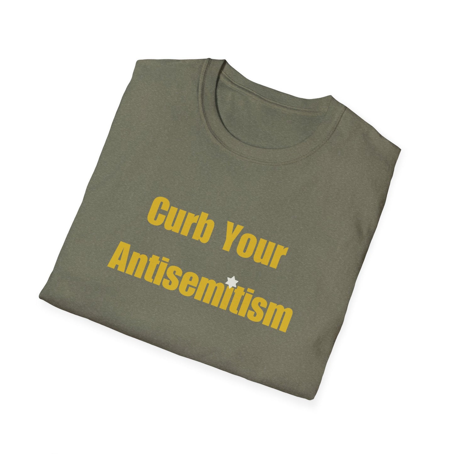 Curb Your Antisemitism Unisex Softstyle T-Shirt