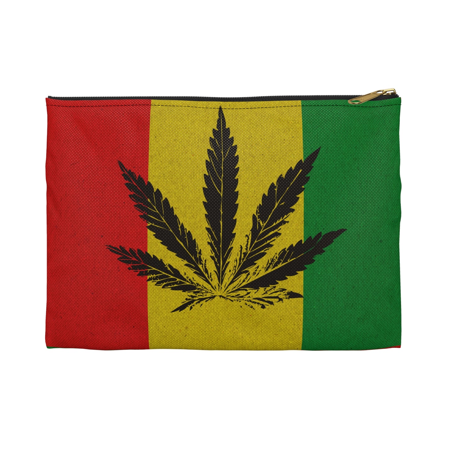 Rastafarian Marijuana - Accessory Pouch - Stoner Cannabis Weed Jewish Israeli Israel - by Far Out Prints & Co.