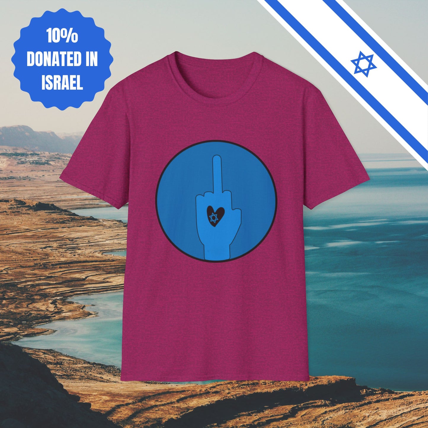 Bloody Hands - Israel Israeli Jewish Judaism Bring Them Home Now Stand With Us - by Far Out Prints & Co.