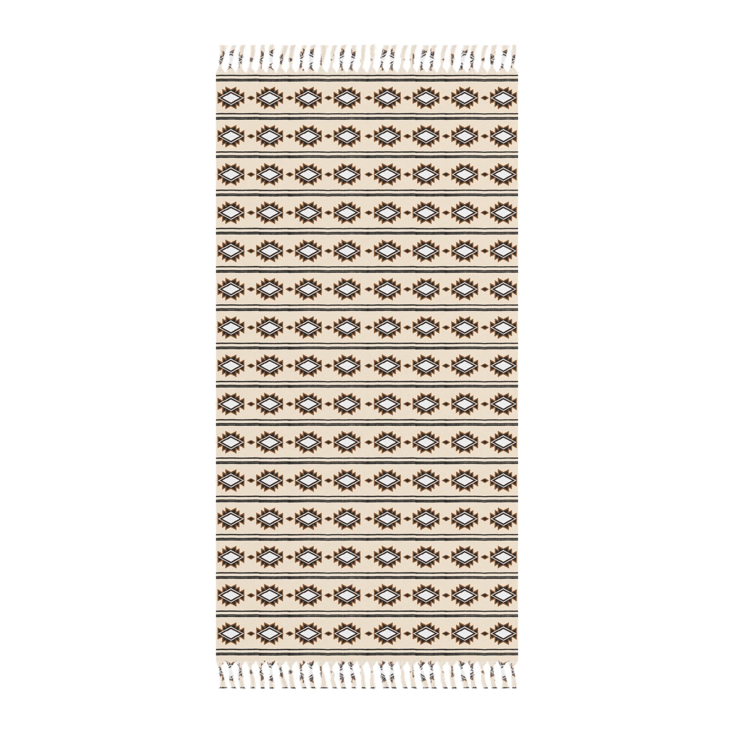 Azteca Boho Beach Cloth - Traditional Native American Pattern - by Far Out Prints & Co.