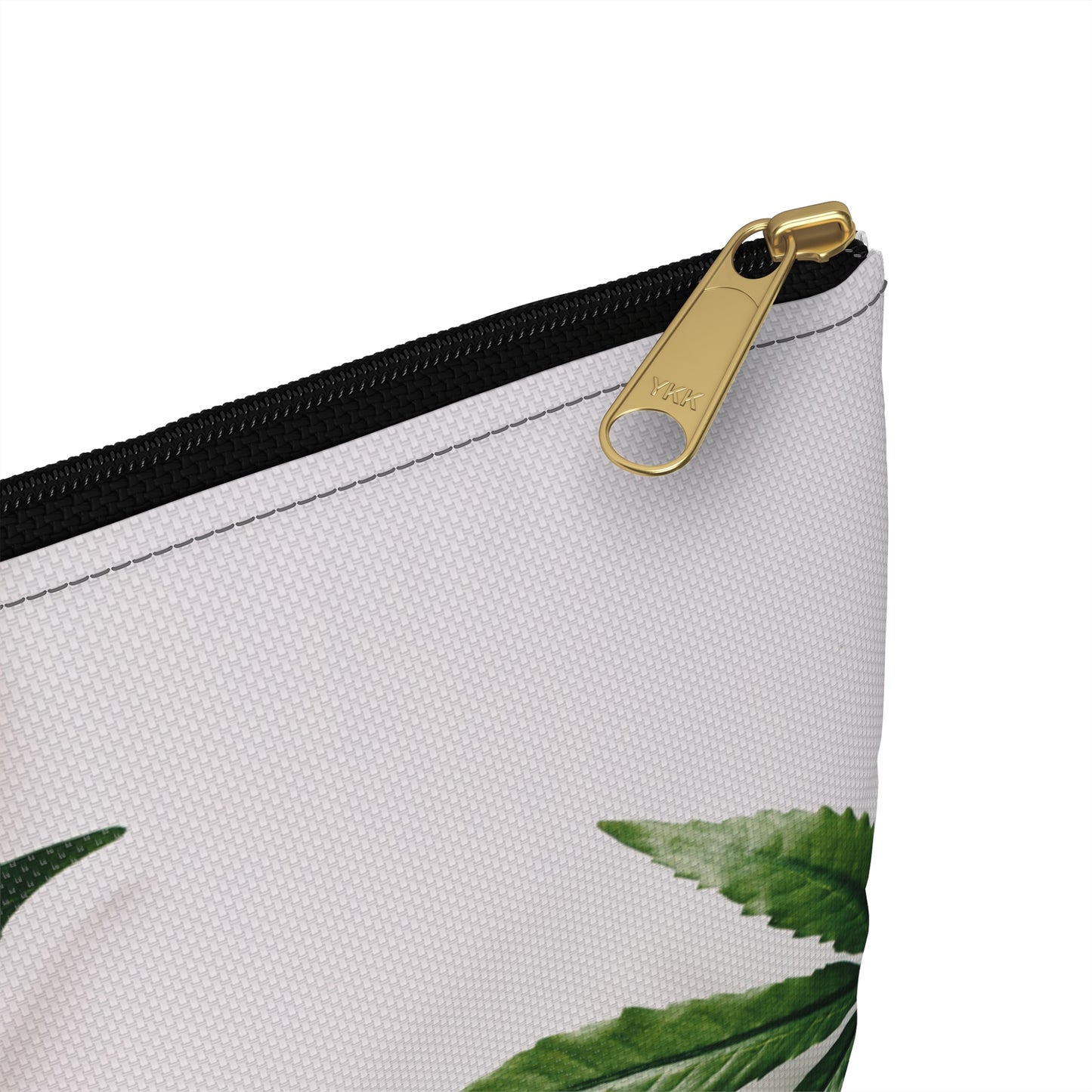 Medicine Cannabis Pattern - Accessory Pouch White - Stoner Cannabis Weed Jewish Israeli Israel - by Far Out Prints & Co.