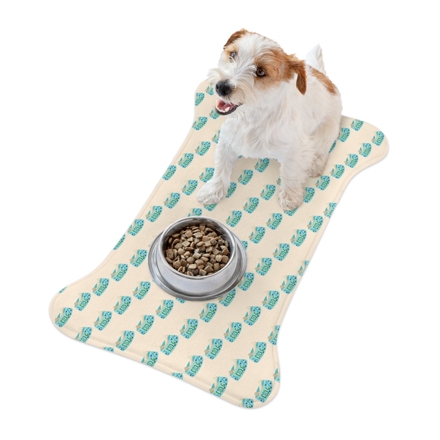 Dogs and Cats Bowls Pattern - Pet Feeding Mats - Pets Present Feeding Gift Animal Lovers Gifts Him Her Dog Cat Presents Animals