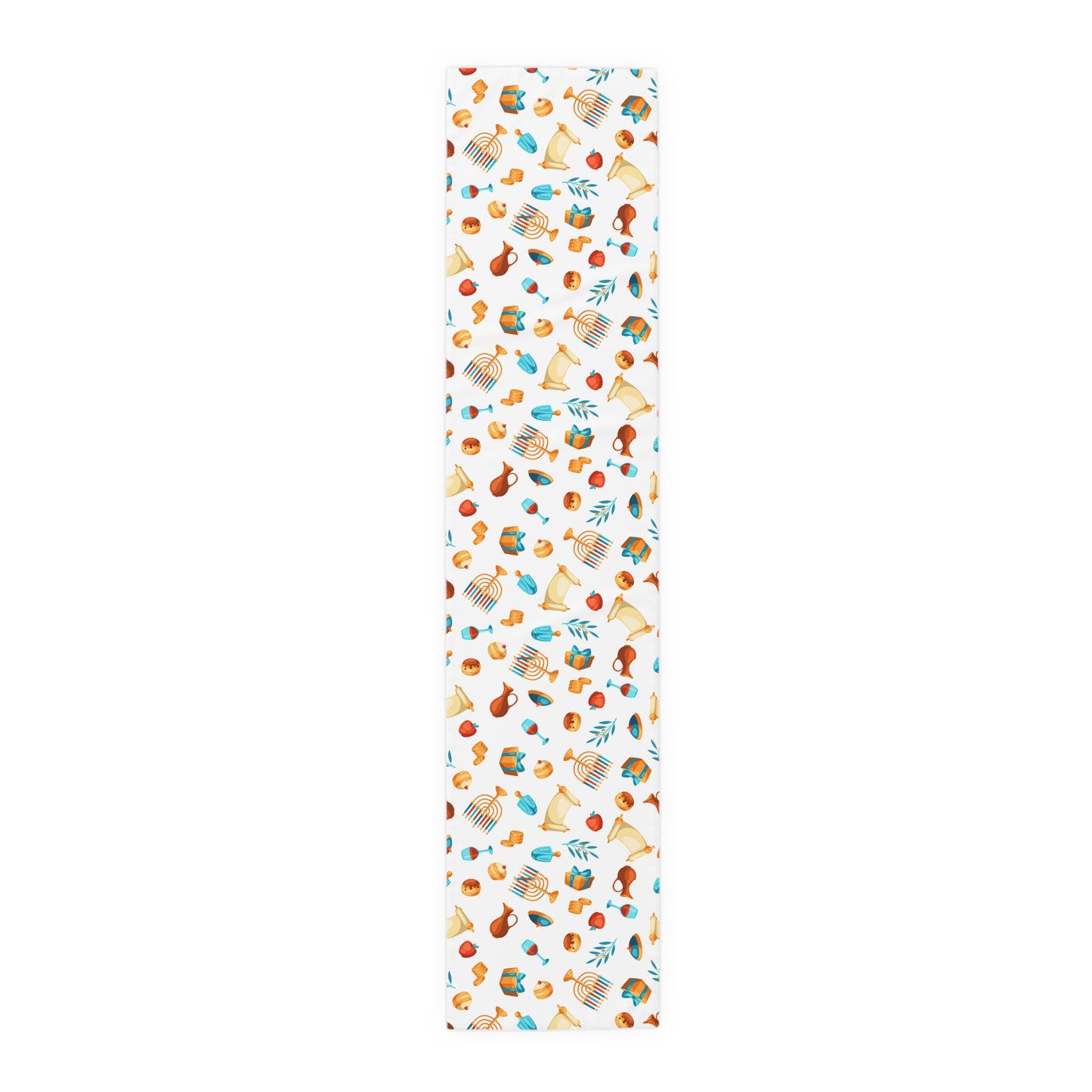 Hannukah Hanuka Hanukkah Chanukah Chanuka Chanukkah Channukah Chanukka 2 | Jewish Holiday Themed | Table Runner
