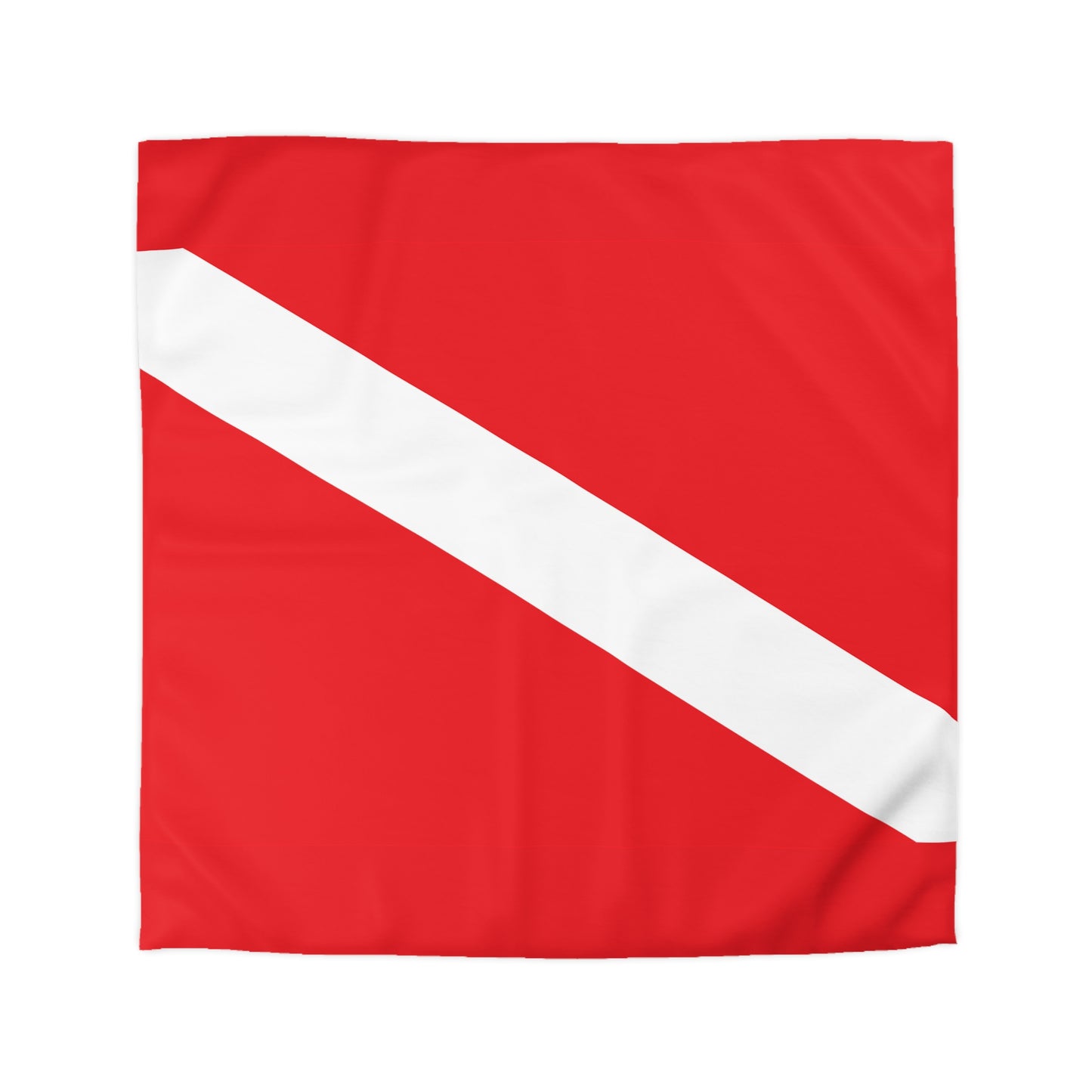 Diver Down Flag Microfiber Duvet Cover Scuba Diving Freediver Ocean Love Microfiber Duvet Cover Gift for Divers Him Her Present Ocean Lover