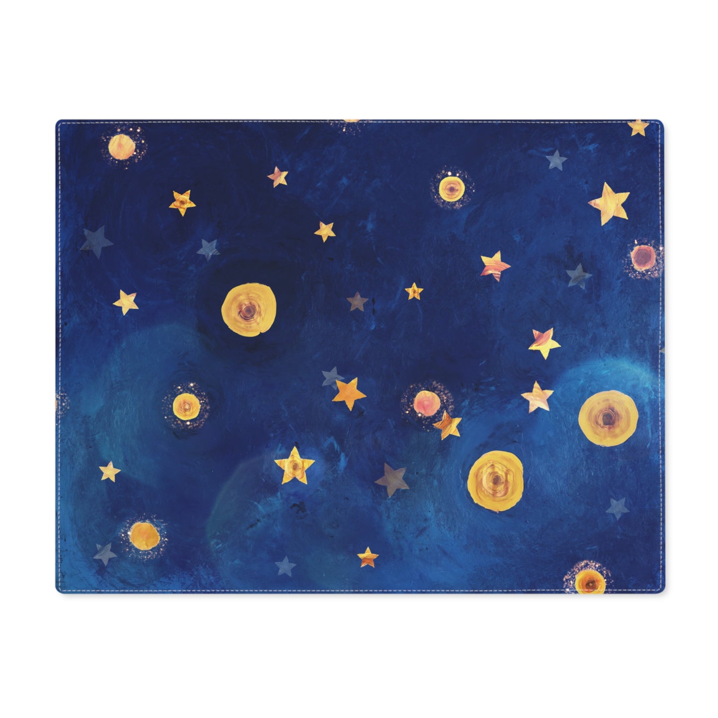 Starry Night Themed - Artistic Stars Painting Van Gogh - Placemat, 1pc - by Far Out Prints & Co.