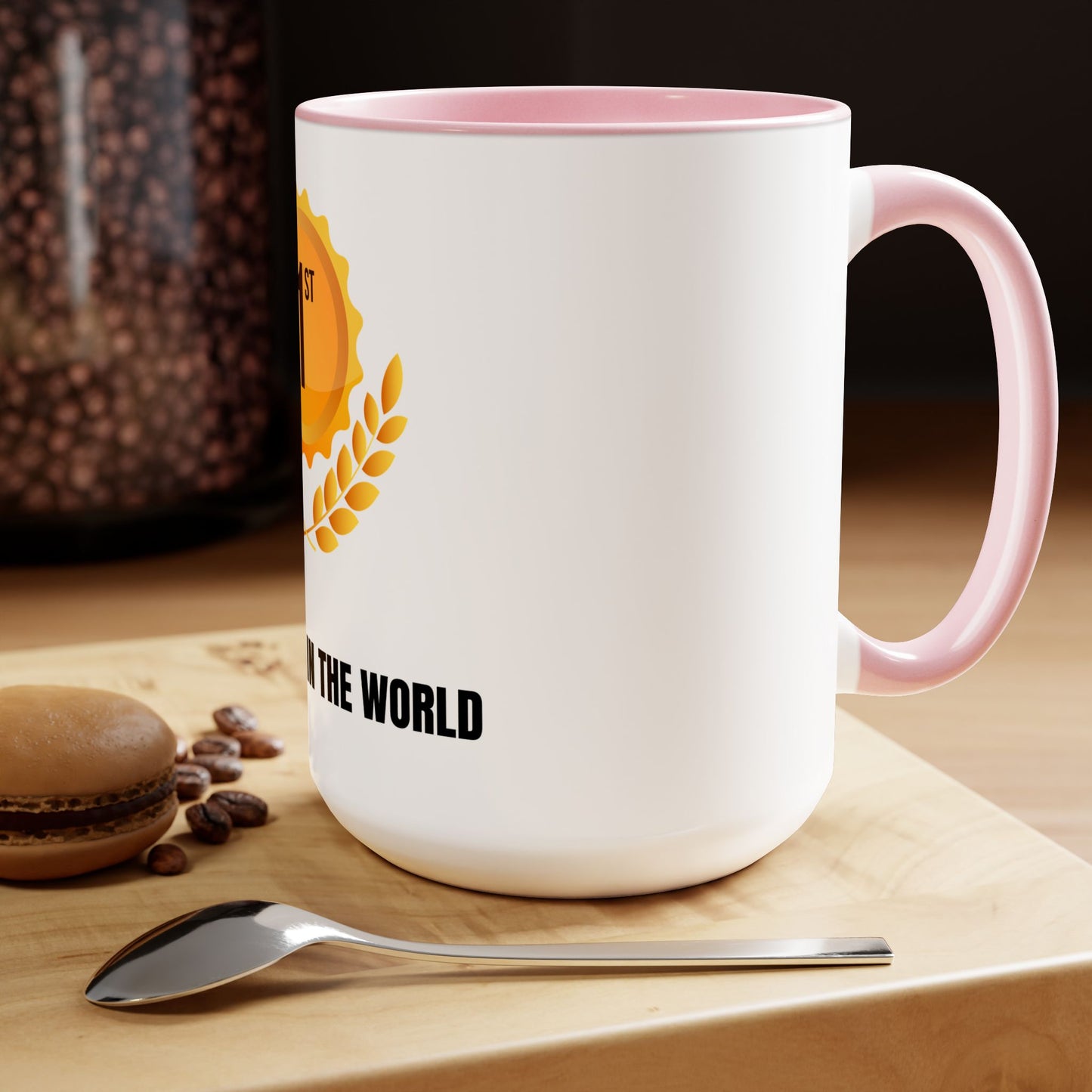 Best Bubbe In The World | Two-Tone Coffee Mugs, 15oz | No 1 Funny Jewish Mug Gifts Coffee Gift for Safta Zayde Mom | Far Out Prints & Co.