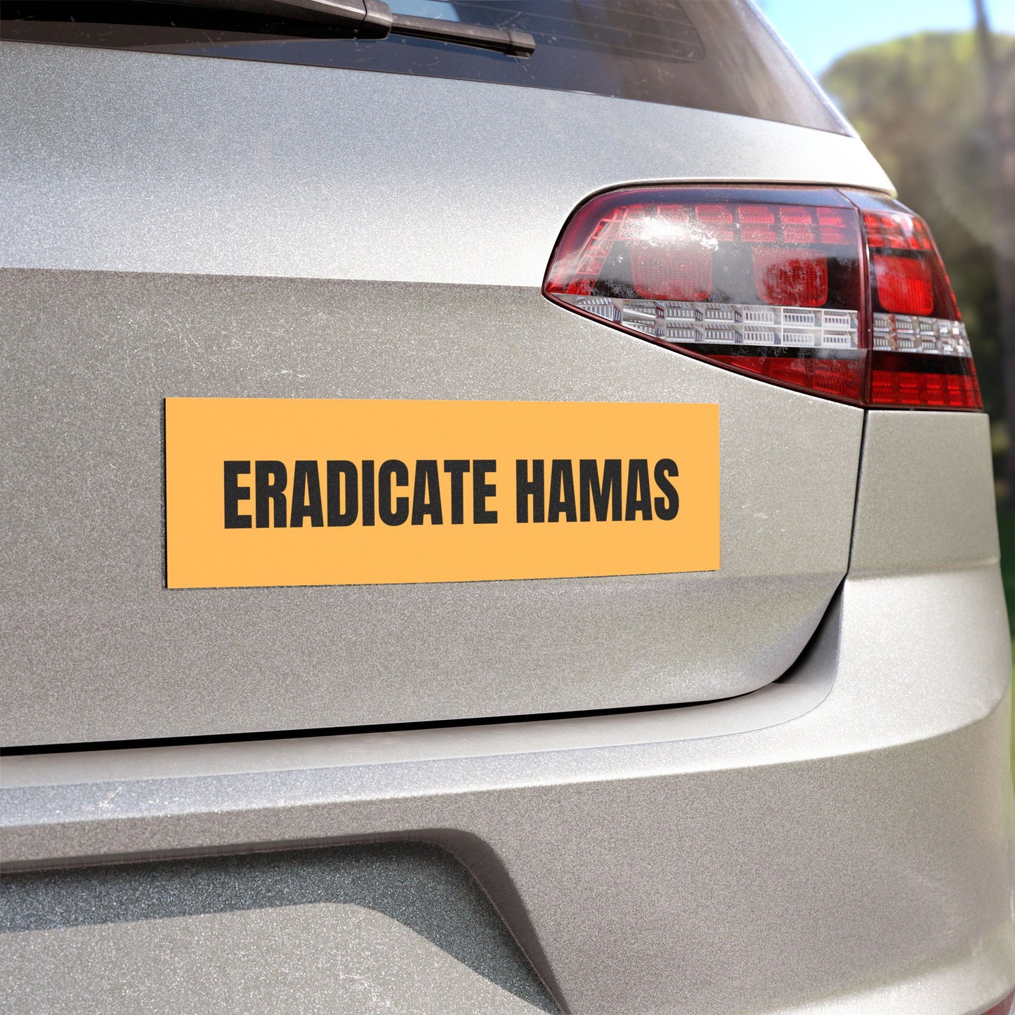 Eradicate Hamas Terror Organisation Car Magnet
