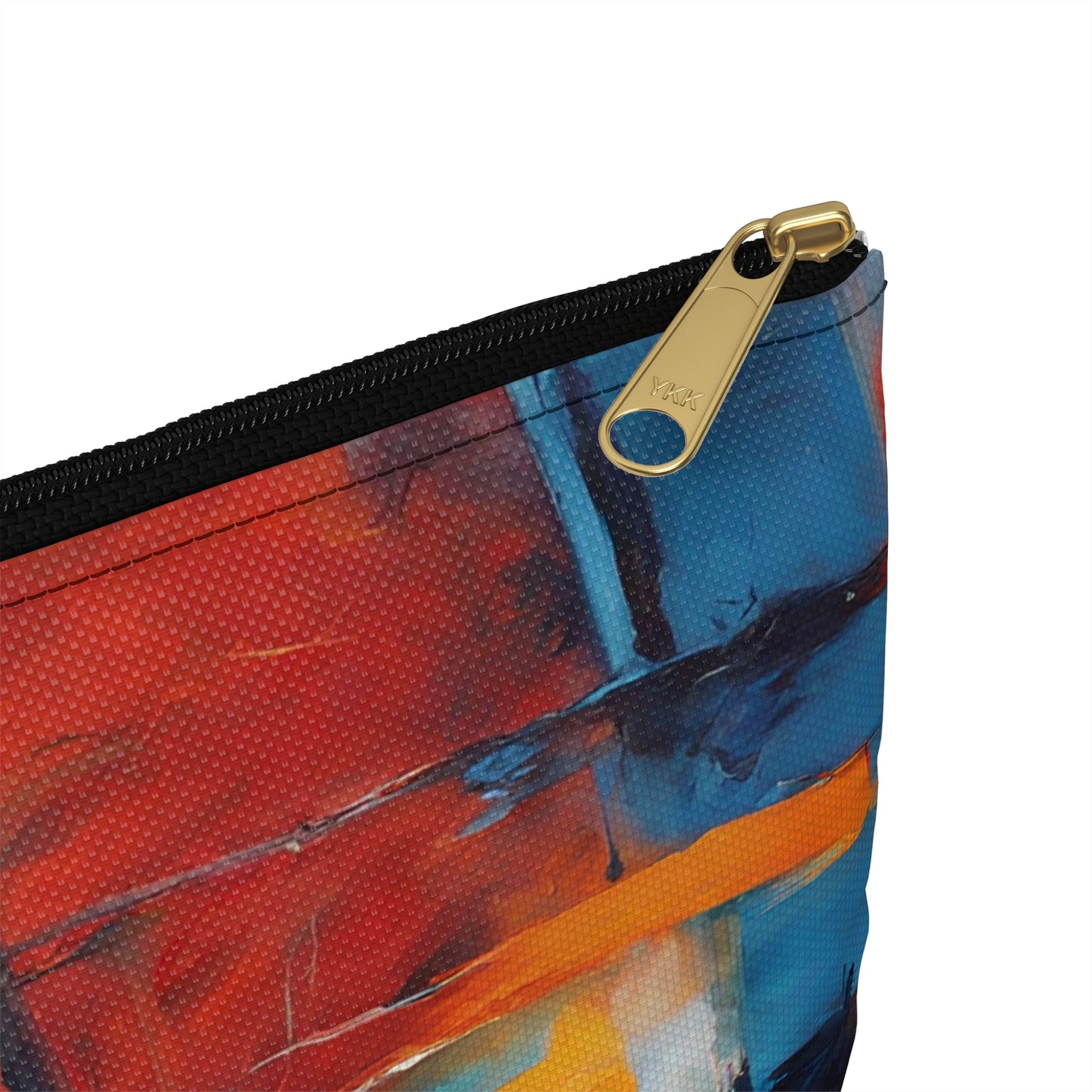Acrylic Art Painting - Accessory Pouch - Judaism Jewish Israeli Israel - by Far Out Prints & Co.