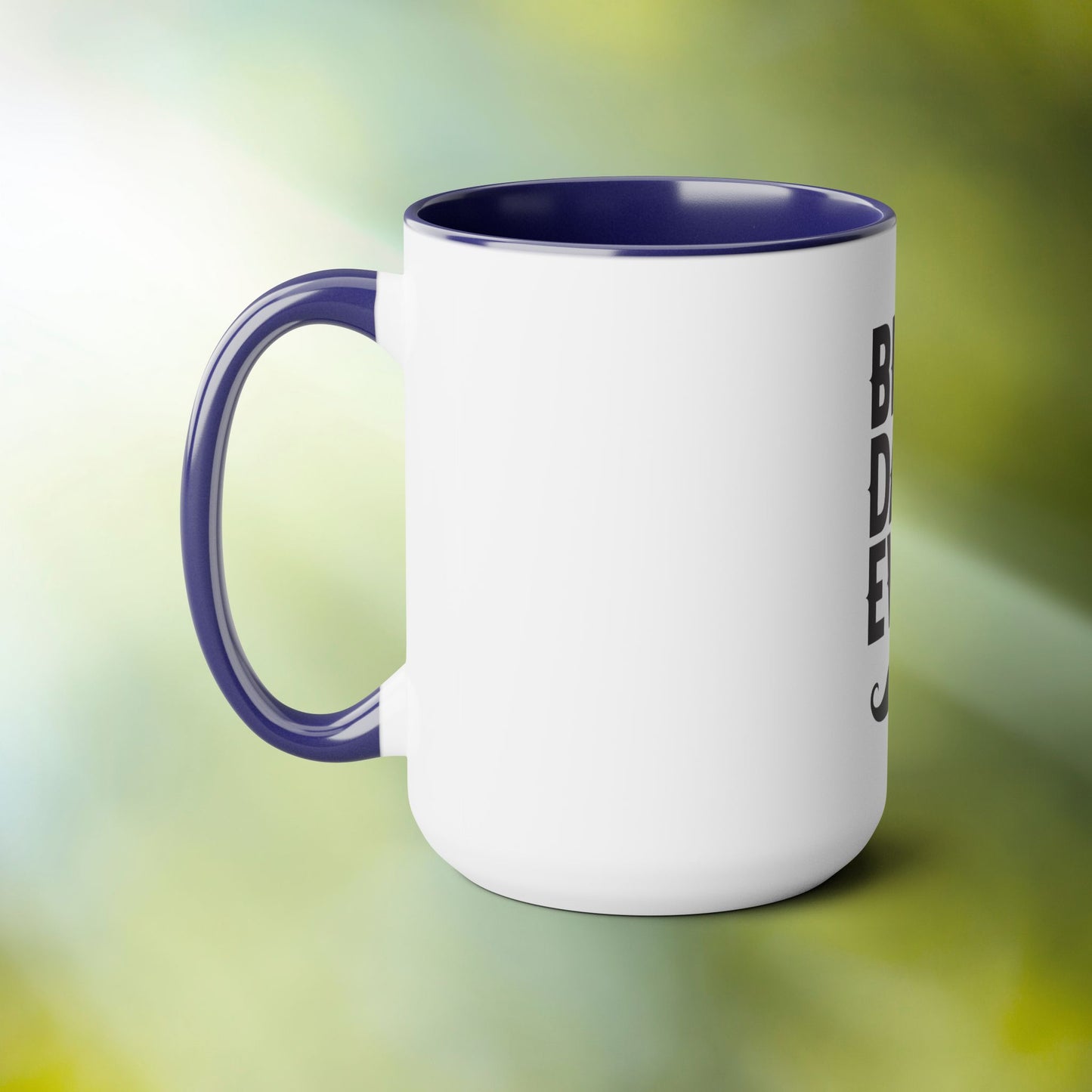 Best Dad Ever - 15oz Two-Tone Coffee Mugs - Funny Creative Mugs Fathers Day Gifts Birthday Husband Gift Him Her - Far Out Prints & Co.