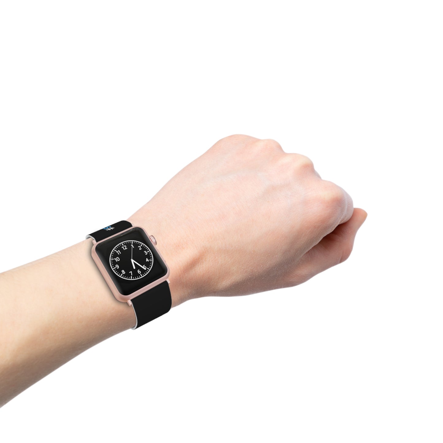 I Stand With Israel Black Watch Band for Apple Watch by Far Out Prints & Co.