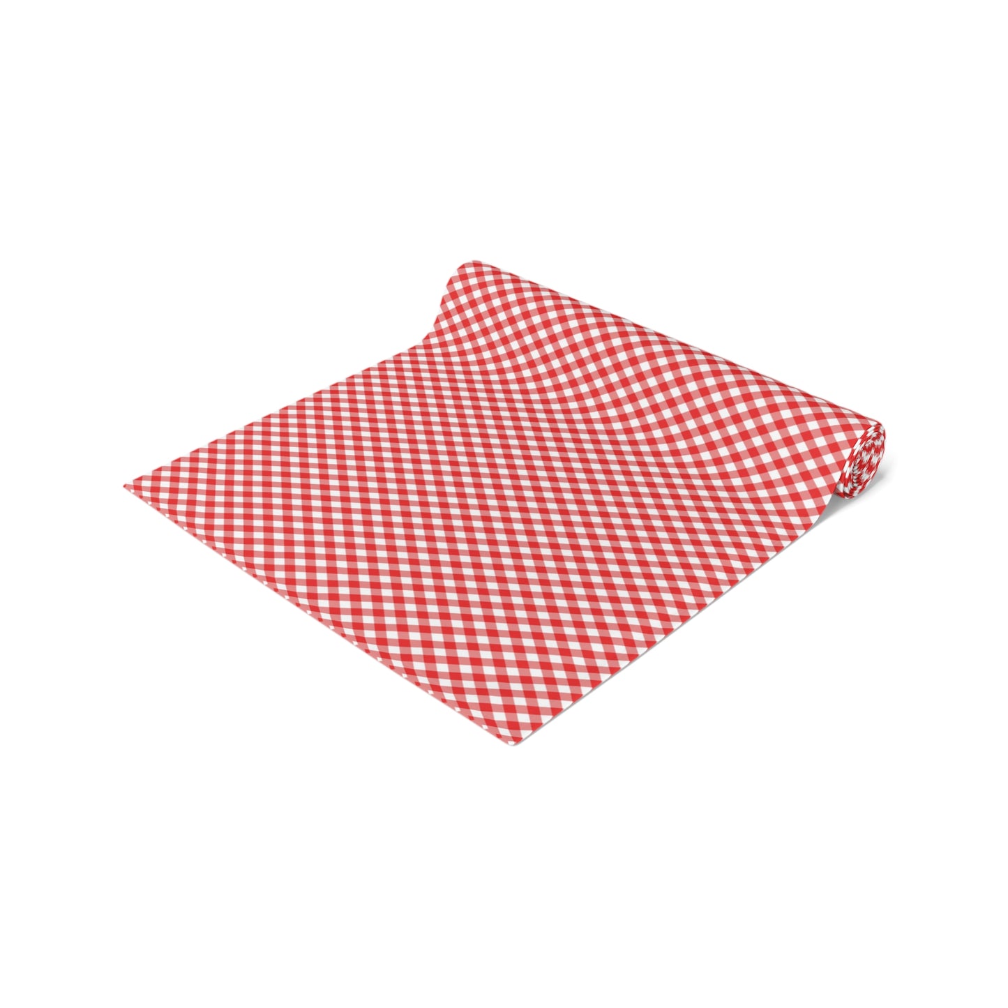 Gingham Checkered Classic Restaurant Style | Premium Table Runner | by Far Out Prints & Co.