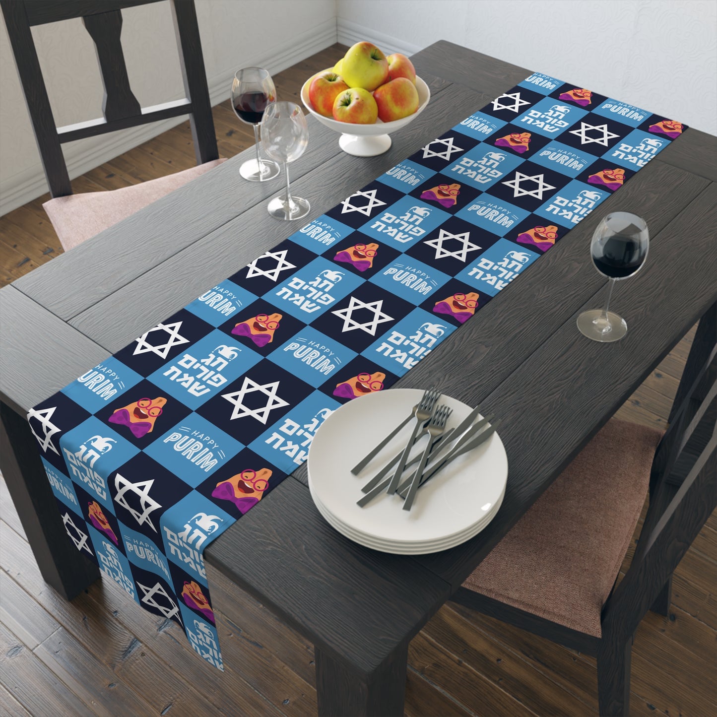 Festive Purim Table Runner
