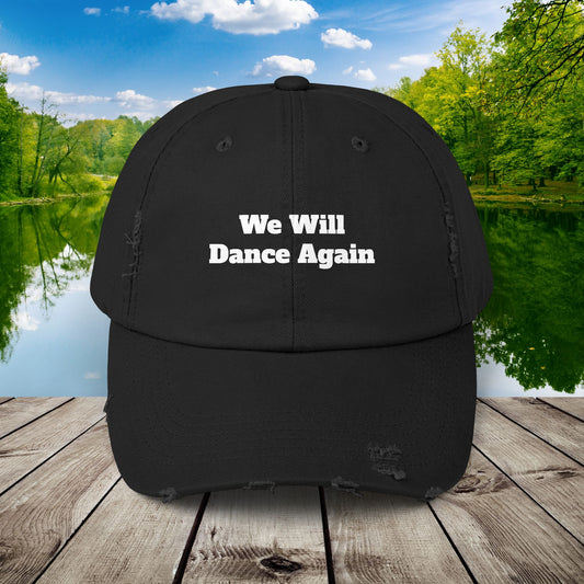 We Will Dance Again Hat Unisex Distressed Cap Israel Israeli Jewish Cap Judaica Jew Gift for Him Her Birthday Present Nova Cap