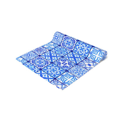 Moroccan Design Pattern 2 | Jewish Holiday Themed | Table Runner | by Far Out Prints & Co.