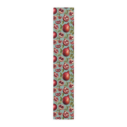 Rosh Hashanah Rosh HaShanah Rosh HaShana Rosh Ha-Shanah Pomegranate Jewish Table Runner Israel Israeli Hebrew Judaism Holiday Table Runner