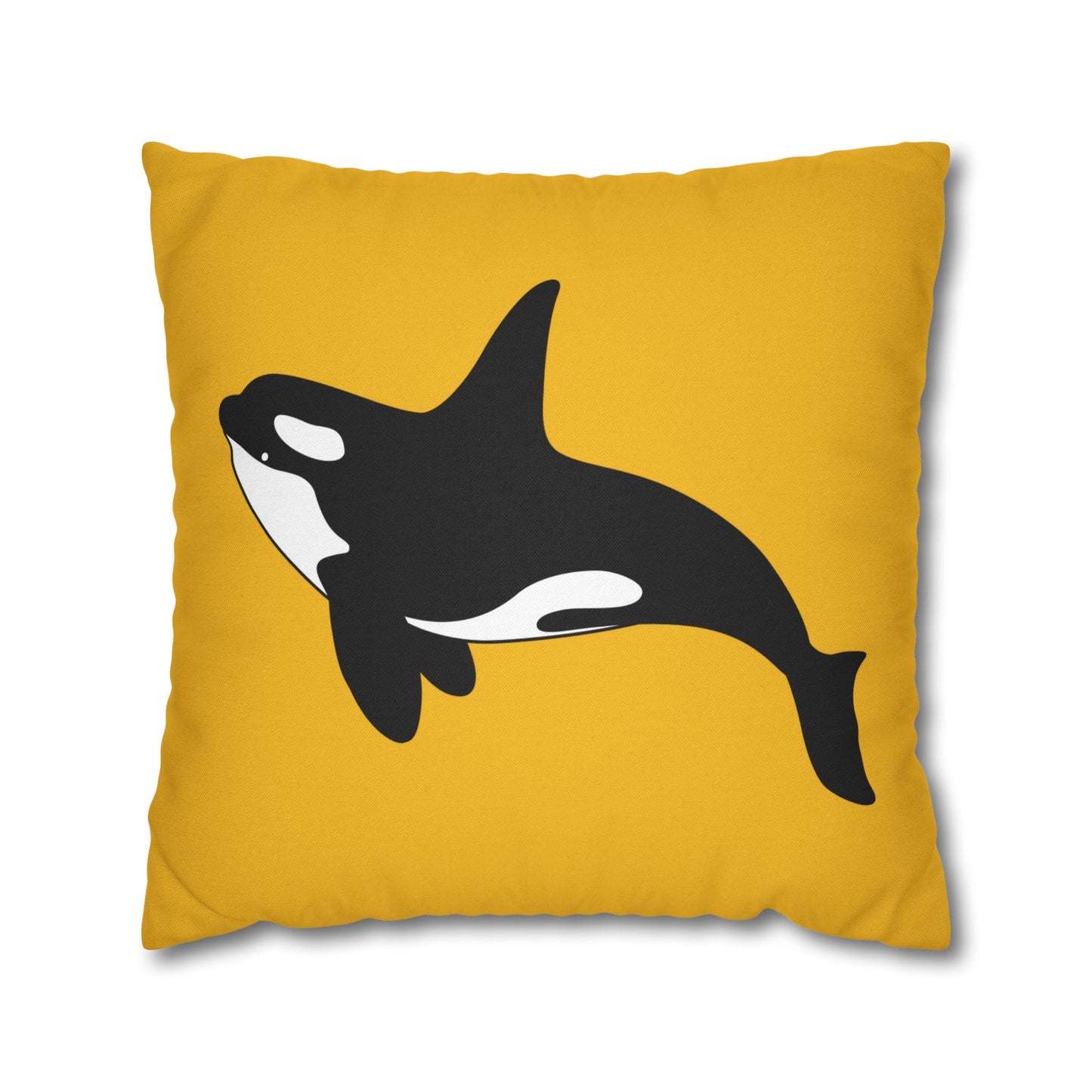 Square Pillowcase Gift Present Him Her His Her Adult Kid Home Decor House Couch Sofa Orca Killer Whale Marine Ocean Conservation Lovers