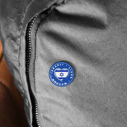 Israeli Lives Matter -  Bring Them Home Now Israeli Israel Hostage Rescue Round Pins by Far Out Prints & Co.