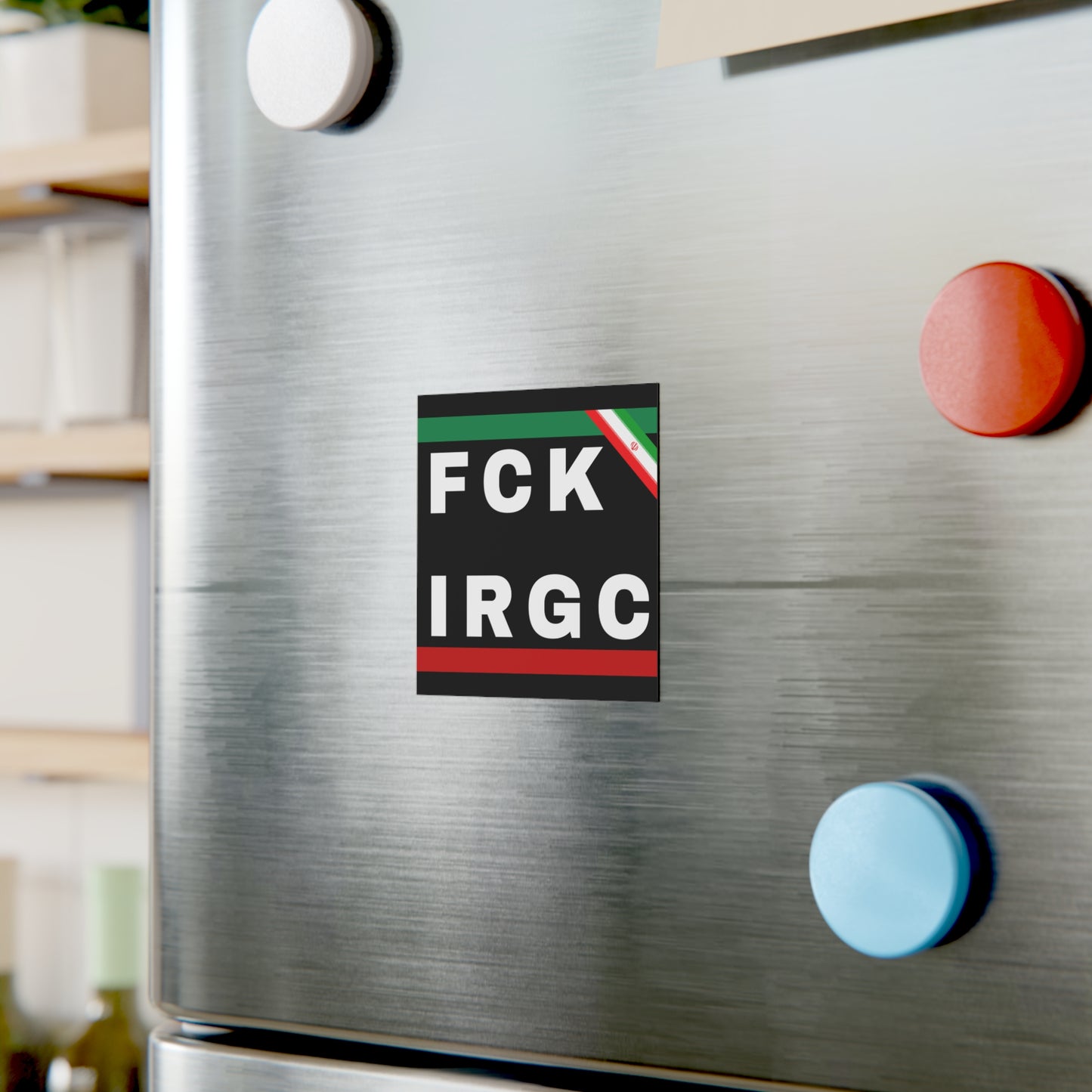 FCK IRGC Magnets Stand With Israel Israeli Square Magnet Magnets Gift Him Her Present Support Israel Judaism Judaica Support Israel