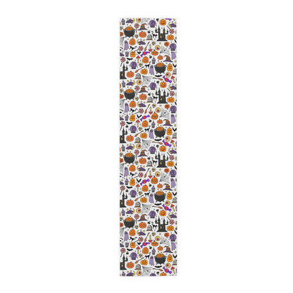 Halloween Decorations | Festive Holiday Themed Kitchen Dining Table Decor | Table Runner | Far Out Prints Co.
