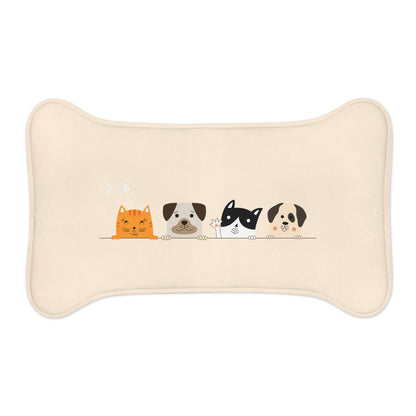 Dogs and Cats - Pet Feeding Mats - Pets Present Feeding Gift Animal Lovers Gifts Him Her Dog Cat Presents Animals