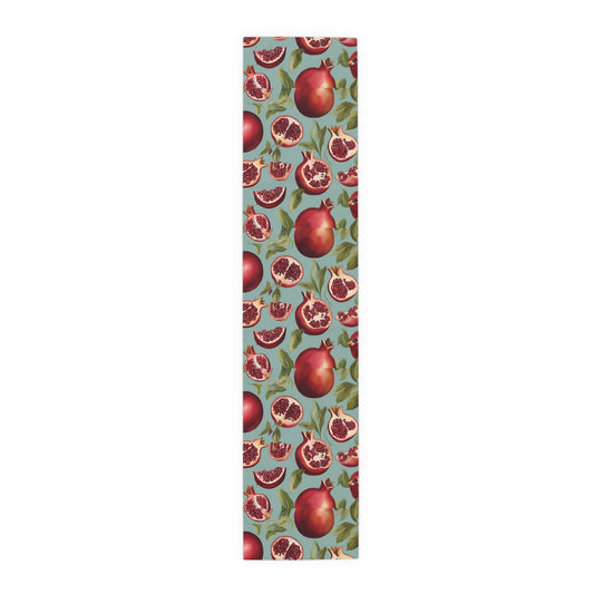 Rosh Hashanah Rosh HaShanah Rosh HaShana Rosh Ha-Shanah Pomegranate Jewish Table Runner Israel Israeli Hebrew Judaism Holiday Table Runner