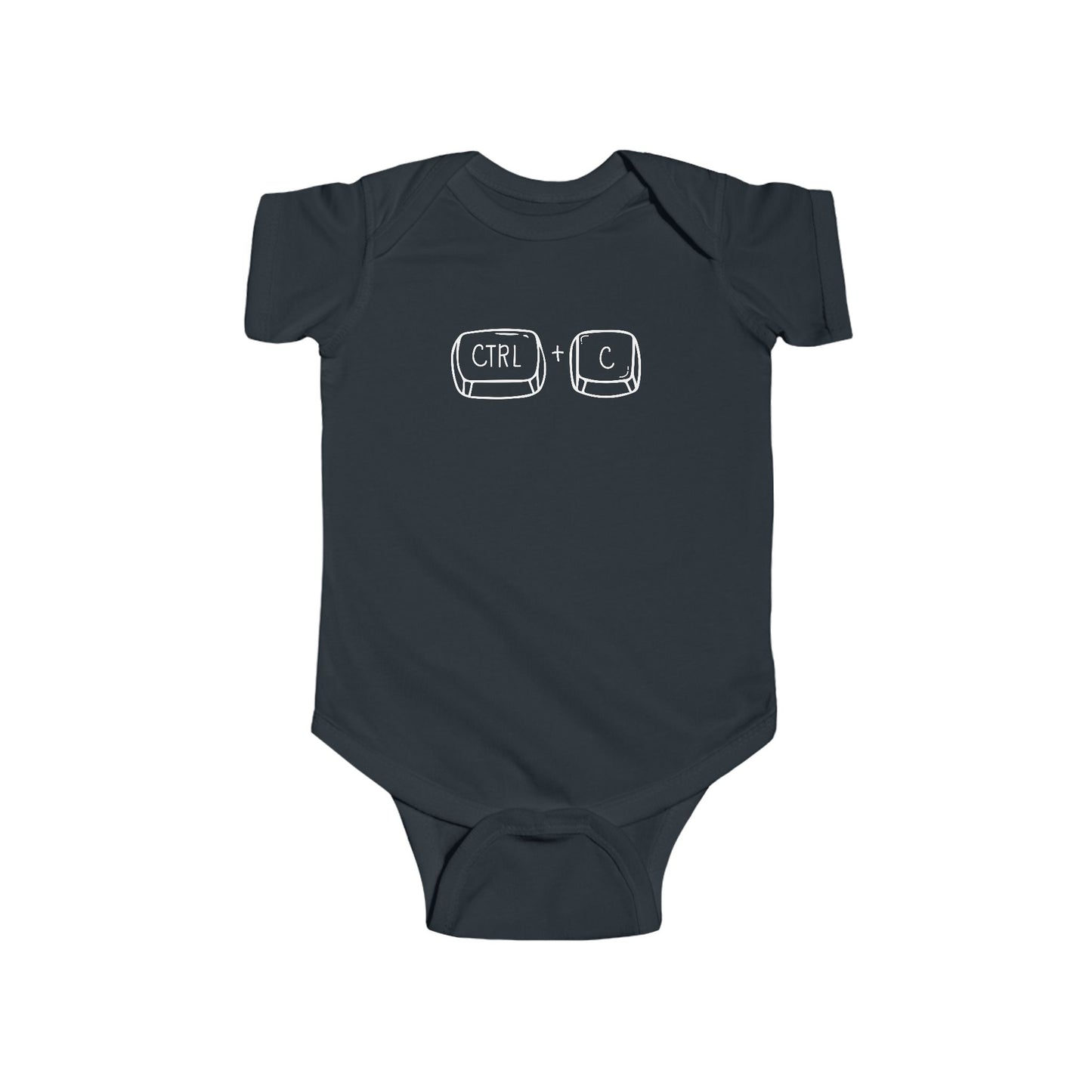 Control C Copy Paste Infant Fine Jersey Bodysuit Funny Mommy Gifts Newborn Baby Shower Presents Birthday