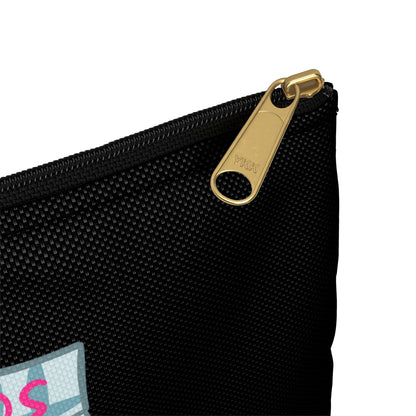 Best Buds - Accessory Pouch Black - Stoner Cannabis Weed Jewish Israeli Israel - by Far Out Prints & Co.