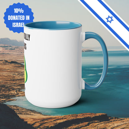 You've Totally Guac This | Two-Tone Coffee Mugs, 15oz | Funny Cafe Lover Fun Mug Cup Avocado Gifts Birthday | Far Out Prints & Co.