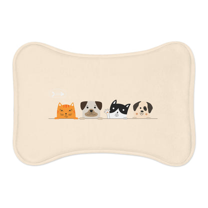 Dogs and Cats - Pet Feeding Mats - Pets Present Feeding Gift Animal Lovers Gifts Him Her Dog Cat Presents Animals