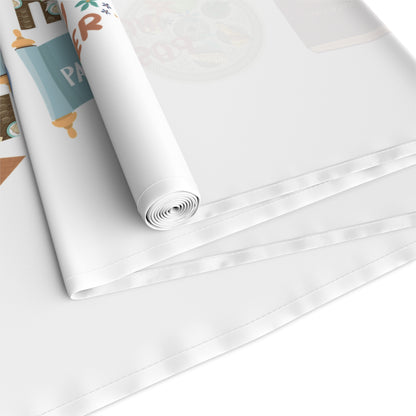 Happy Passover Design Pesach Pharoah Moses | Israel Israeli Judaism Judaica Jewish Holiday Themed | Table Runner | by Far Out Prints & Co.