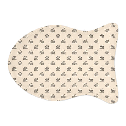 Dogs and Cats Bowls Pattern Black - Pet Feeding Mats - Pets Present Feeding Gift Animal Lovers Gifts Him Her Dog Cat Presents Animals