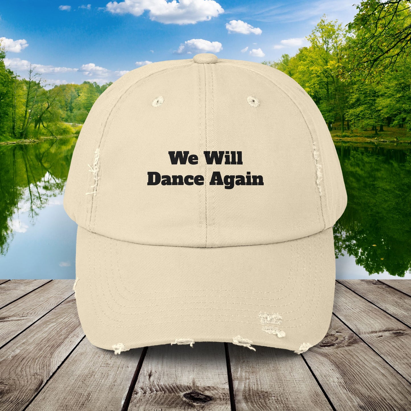 We Will Dance Again Hat Unisex Distressed Cap Israel Israeli Jewish Cap Judaica Jew Gift for Him Her Birthday Present Nova Cap