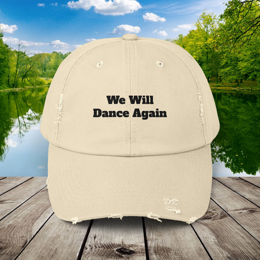 We Will Dance Again Hat Unisex Distressed Cap Israel Israeli Jewish Cap Judaica Jew Gift for Him Her Birthday Present Nova Cap