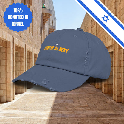 Zionism is Sexy Hat Distressed Cap Stand With Us United Zionism Zionist Judaism Gift Jewish Israel Present Israeli Uniform for Him Her Hat