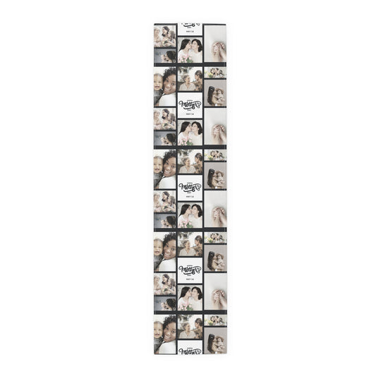 Custom Photo Collage Table Runner