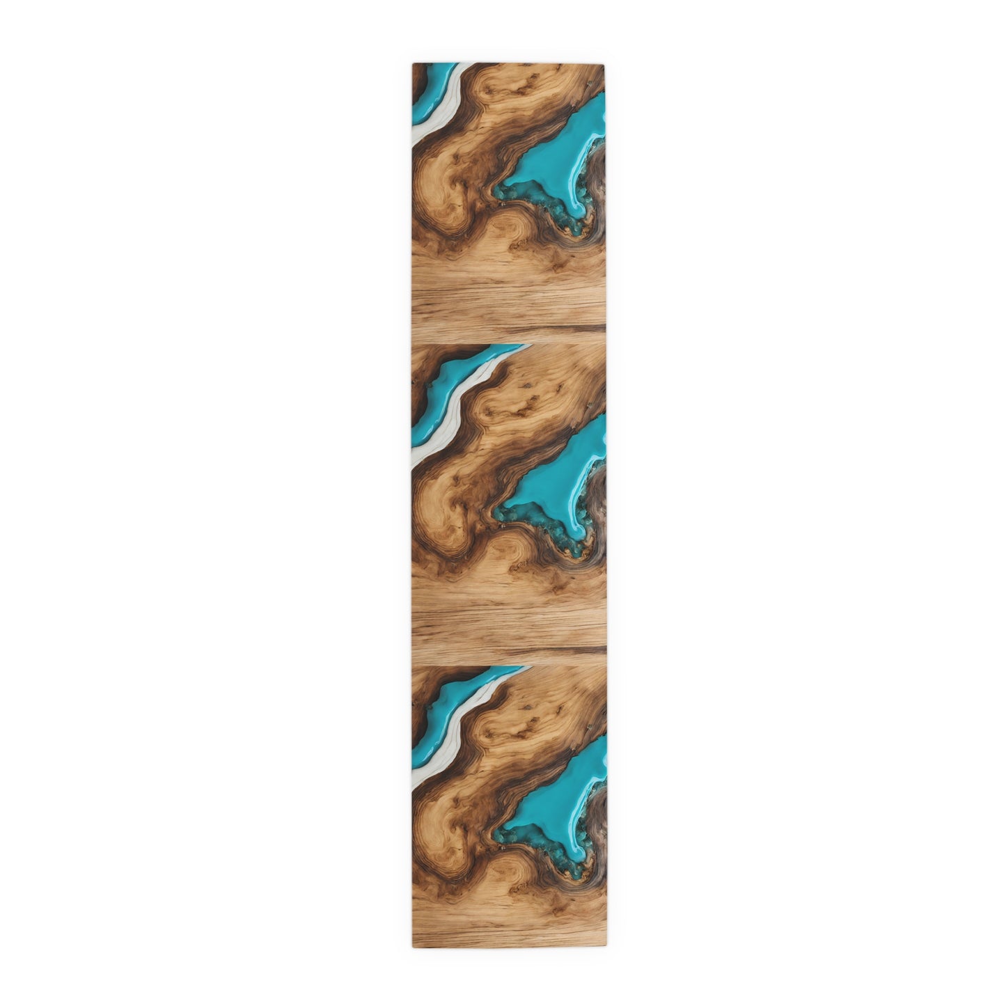 Wood Epoxy Resin Turqoise Design Table Runner Israel Israeli Judaism Judaica Jewish Gifts Presents Him Her | by Far Out Prints & Co.