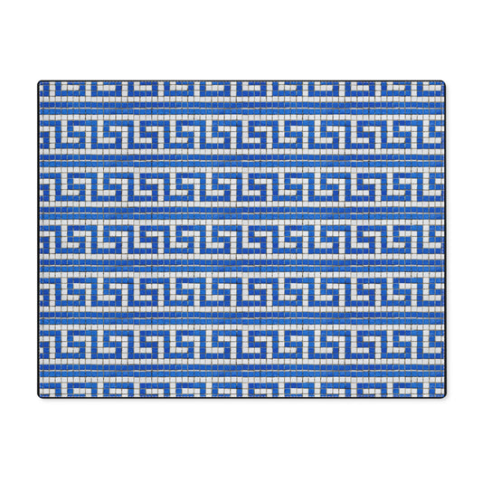 Greek Pattern - Traditional Design - Placemat, 1pc -  by Far Out Prints & Co.