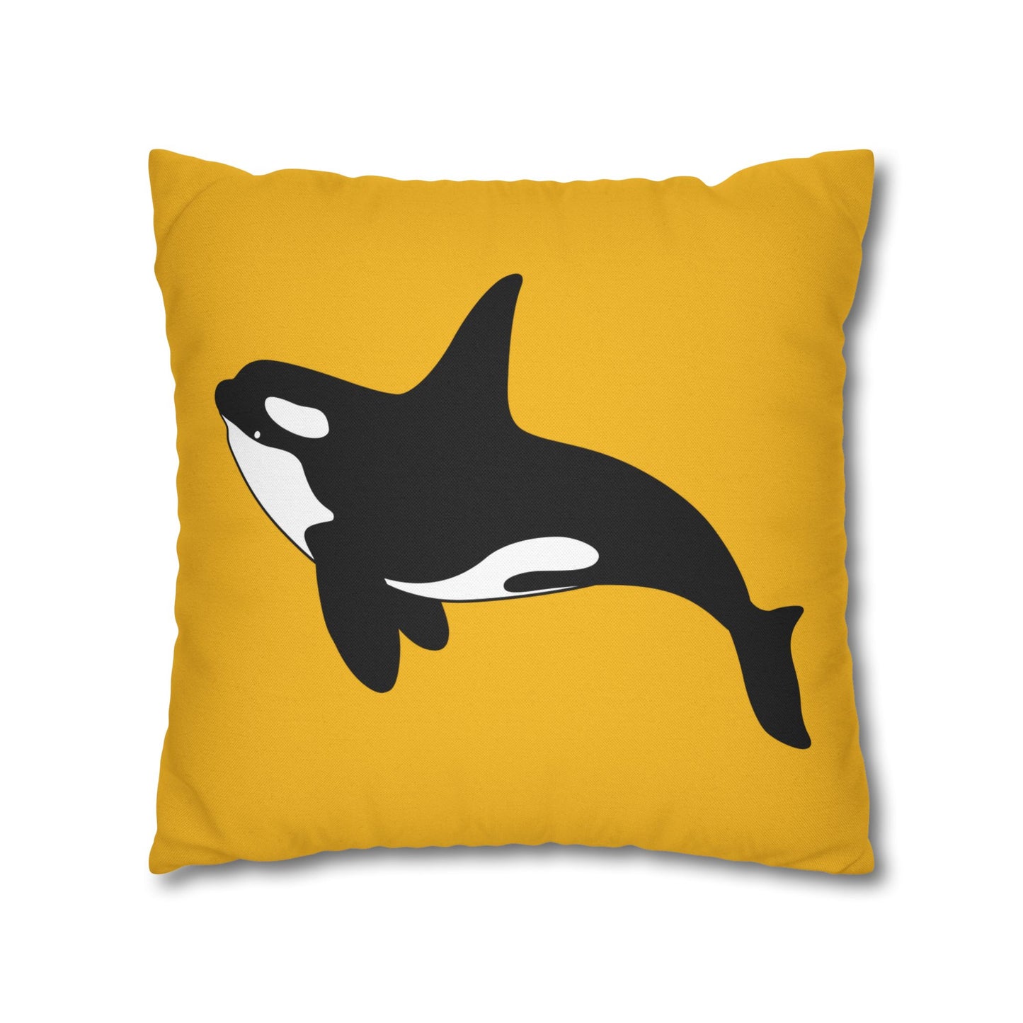 Square Pillowcase Gift Present Him Her His Her Adult Kid Home Decor House Couch Sofa Orca Killer Whale Marine Ocean Conservation Lovers