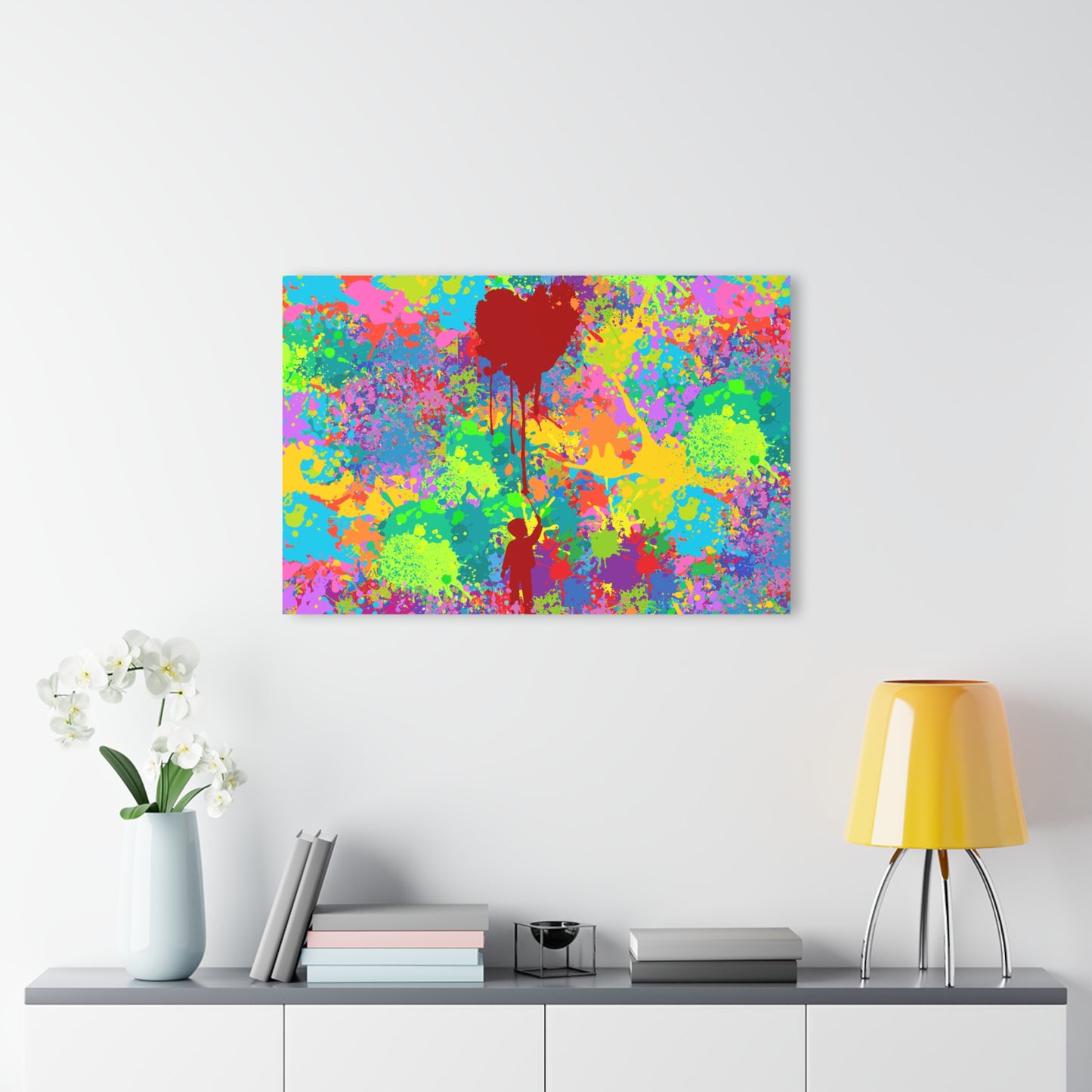 Israeli Wall Art Print Home Decor Gift for Him or Her Housewarming Present Missing in the Chaos 36x24