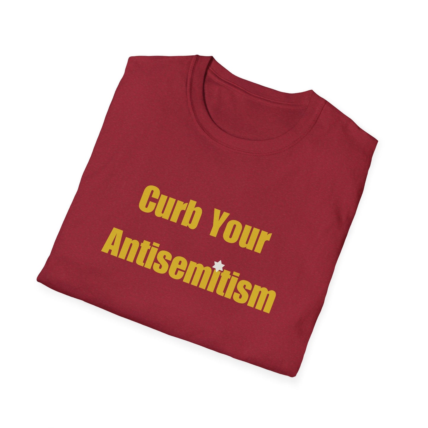 Curb Your Antisemitism Unisex Softstyle T-Shirt